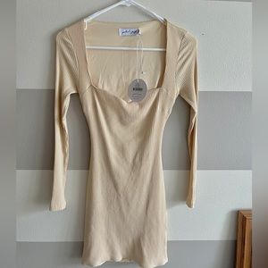 Petal & pup - body con long sleeve mini dress